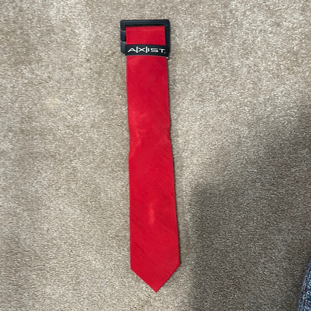 AXIST Red Men's Tie